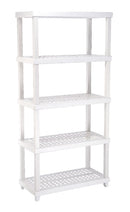 Estante para 250kg com 5 Preteleiras Branca