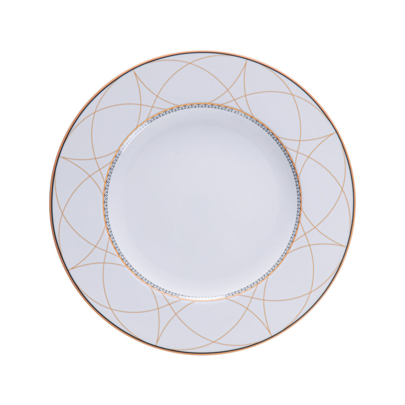 Prato Raso Porcelana Decorada 28cm