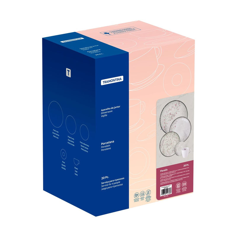 Aparelho de Jantar Floralis 20 Peças