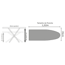 Tábua de Passar Mais Bella Black