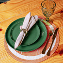 Prato Sobremesa Hitit Verde Escuro 20cm