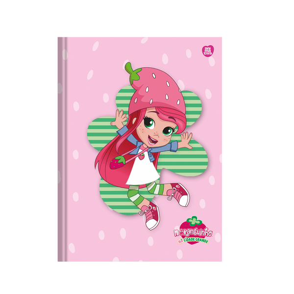 Caderno 1/4 CD Brochura Moranguinho 80 Folhas