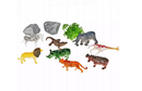 Miniaturas Animais Selvagens 12 Peças
