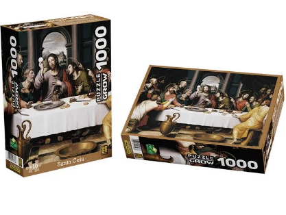 Puzzle 1000 Peças Santa Ceia