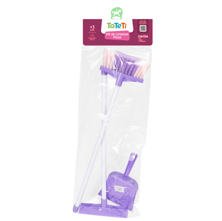 Kit Limpeza Simples Rosa Infantil