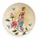 Prato Sobremesa Decorativo Raízes de Fé 19cm