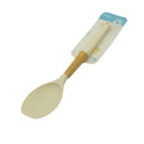 Colher Silicone Bege/Branco