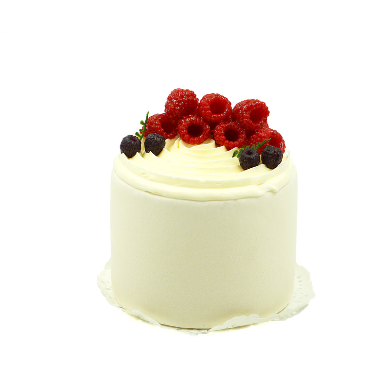 Bolo Frutas Vermelhas Artificial 11,5x11cm