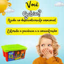 Bloco de Encaixar Infantil Block Click 80 Peças
