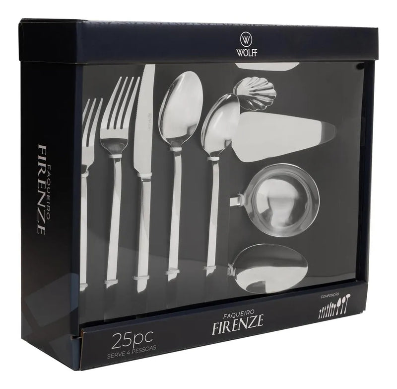 Faqueiro Wolf 25 Peças