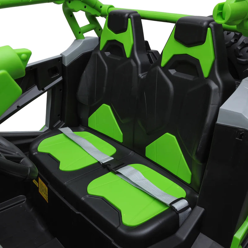 Carro Elétrico Infantil UTV 4x4 Verde com Controle 12v