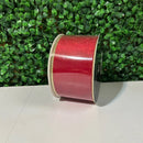 Fita Natalina Aramada Vermelha e Dourada 6,3cm x 9m