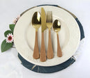 Faqueiro Inox Dourado Com Cabo 24peças