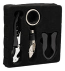 Conjunto para Vinho Inox 4 Peças