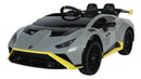 Carro Elétrico Infantil Lamborghini Huracán Cinza 24v