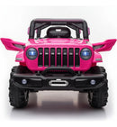 Carro Jipe Off Road Elétrico Infantil Rosa 12v