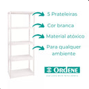 Estante Tubular 5 Prateleiras