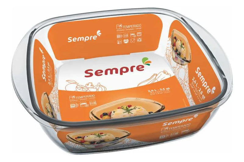 Assadeira Quadrada Grande Sempre 2,4L