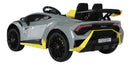 Carro Elétrico Infantil Lamborghini Huracán Cinza 24v