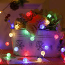 Led Decorativo Fio de Cobre 20 Bolas Colorido 2,2m