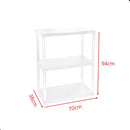 Estante Tubular 3 Prateleiras