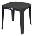 Mesa Coruripe Plástico Preta 70x70cm