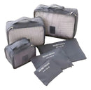 Kit Sacolas Organização para Viagem 6 Peças