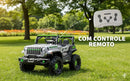 Carro Jipe Off Road Elétrico Infantil Cinza 12v