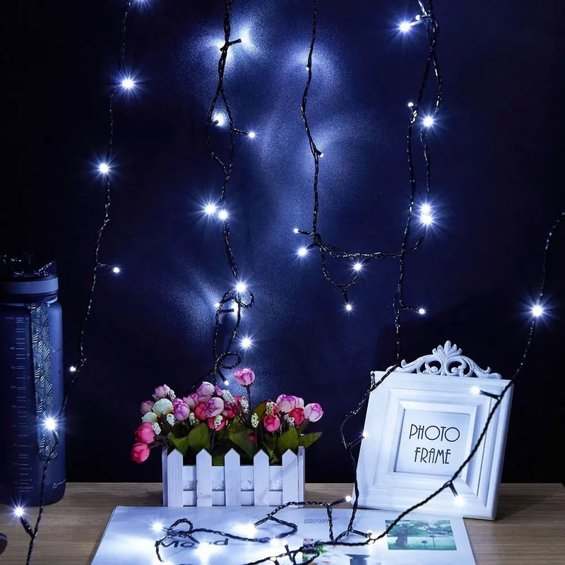 Pisca Decorativo Arroz 100 Microlâmpadas Branca