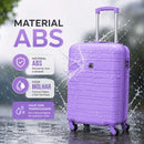Mala de Viagem Bordo Mão P Abs com Trava Lilás 10kg