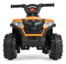 Mini Quadriciclo Elétrico Infantil Laranja 6v