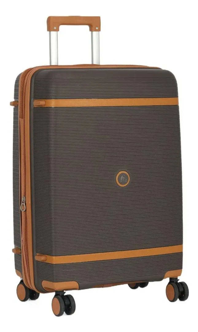 Mala de Viagem Pequena Rodas 360 Copenhagen Grafite 10Kg