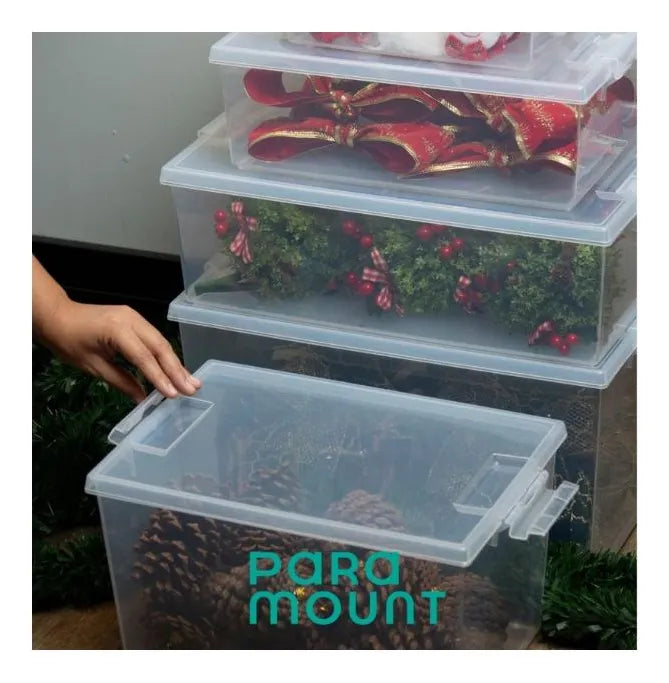 Caixa Organizadora Up Transparente 30L