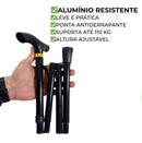 Bengala Alumínio Dobrável com Extensor 93cm