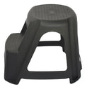 Banqueta Step Multiuso 2 Degraus Preto