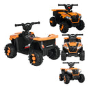 Mini Quadriciclo Elétrico Infantil Laranja 6v