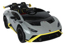 Carro Elétrico Infantil Lamborghini Huracán Cinza 24v