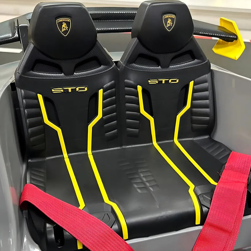 Carro Elétrico Infantil Lamborghini Huracán Cinza 24v