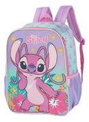 Mochila Escolar Costas Stitch Roxa