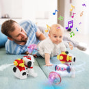 Cachorro Brincalhão Giro 360° com Luz e Som