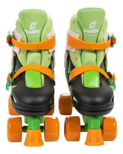 Patins 4 Rodas Roller 34/37 Verde