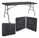 Mesa Dobrável Plástica Preta 180cm