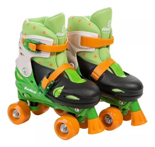 Patins 4 Rodas Roller 34/37 Verde