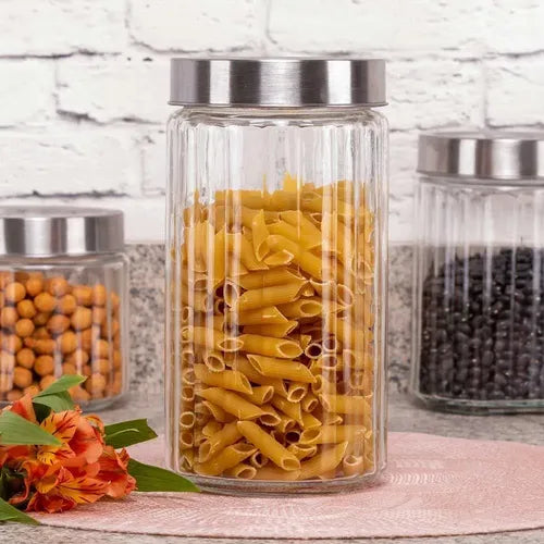 Pote Sleek com Tampa Inox 750mL