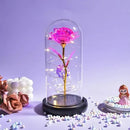 Flor Rosa Enfeite Decorativo Led