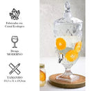 Suqueira de Cristal Diamond Transparente 5L