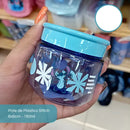 Pote Organizador Multiuso Azul Stitch 160mL