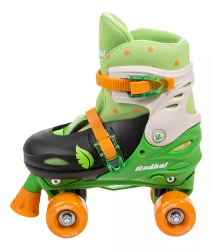 Patins 4 Rodas Roller 34/37 Verde