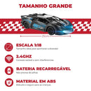 Carrinho de Controle Remoto Mega Drift 1:18