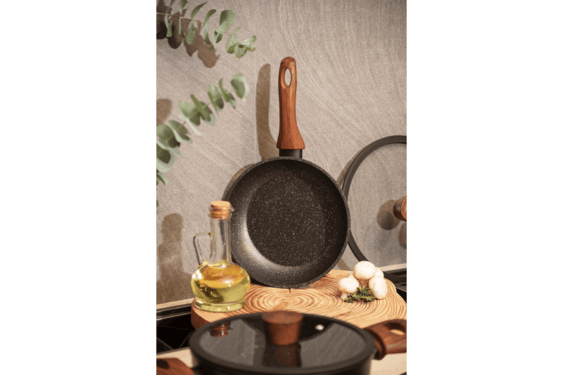 Jogo de Panelas Ceramic Life Sirius Preto 4 Peças